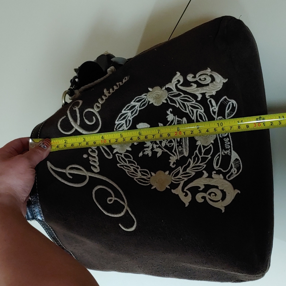 Juicy Couture y2k Vintage Velour Shoulder Bag - Picture 12 of 16